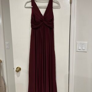 Birdy Grey Dress LIANNA DRESS MESH Cabernet Size XS Wedding Gown Bridesmaids